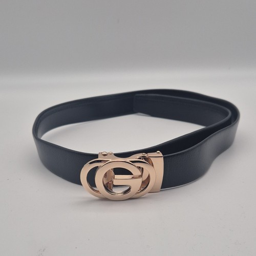 Damen leder gürtel - damen, schwarz