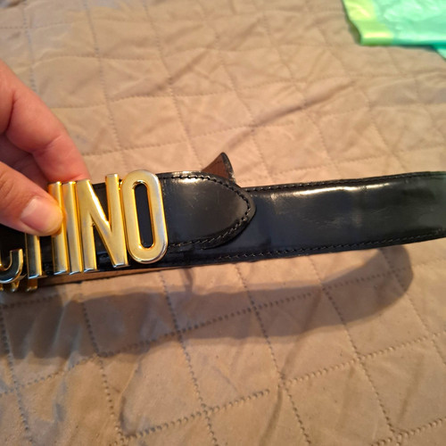 Moschino damen ledergürtel - moschino,