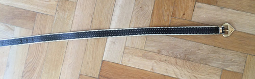 Gürtel schwarz gold