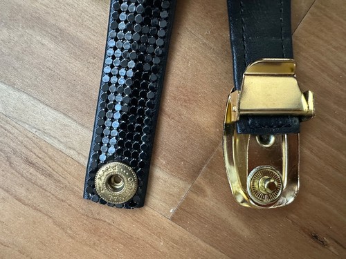 Vintage damengürtel schwarz - vintage,