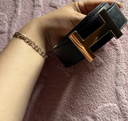 Damen leder gürtel schwarz - damen,