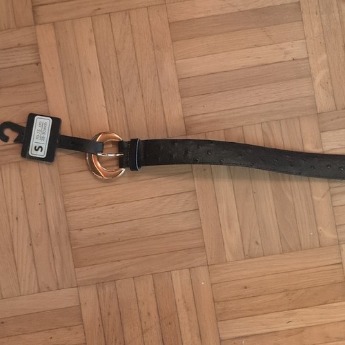 Damen ledergürtel schwarz mit - schwarz,